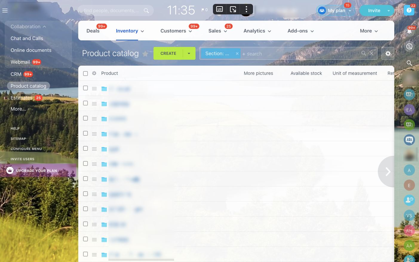 Загрузка из другой системы (импорт) базы данных товаров (продуктовый каталог) в Битрикс24.
